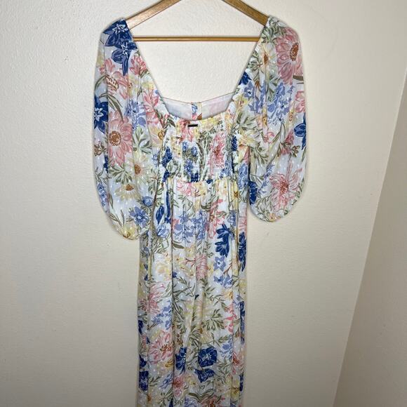 Billabong Floral Dreamer Maxi Dress Medium - Picture 6 of 14